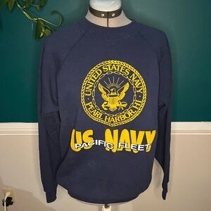 Vintage US Navy Pacific Fleet Hanes Sweatshirt